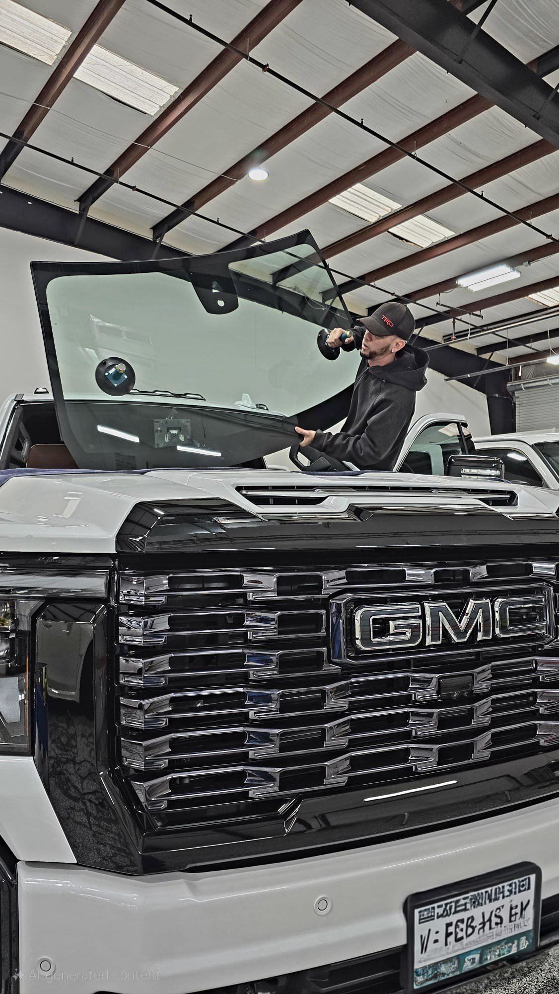 ISH Auto Glass windshield replacement work example 4